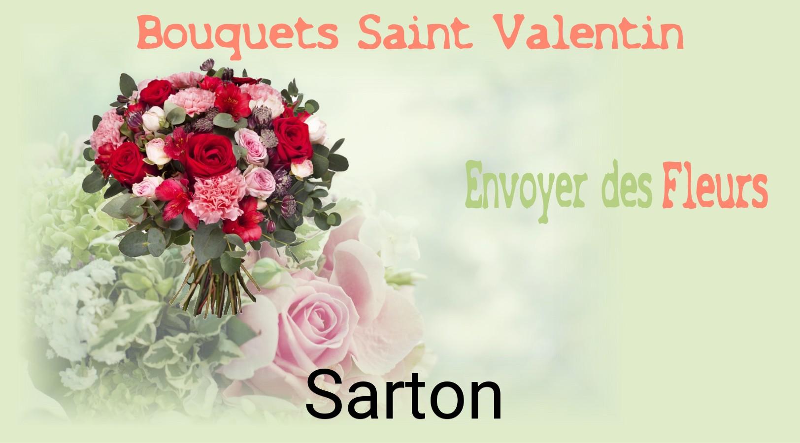 Roses de Saint-Valentin livrées à Sarton